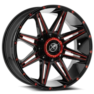 XF Off-Road – XF-220 – Black – 20″x10″ -12mm – Summer Wheels – XF-220201081651170-12GBMLR